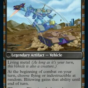 Magic: the Gathering - Blitzwing, Cruel Tormentor // Blitzwing, Adaptive Assailant (004) - Transformers