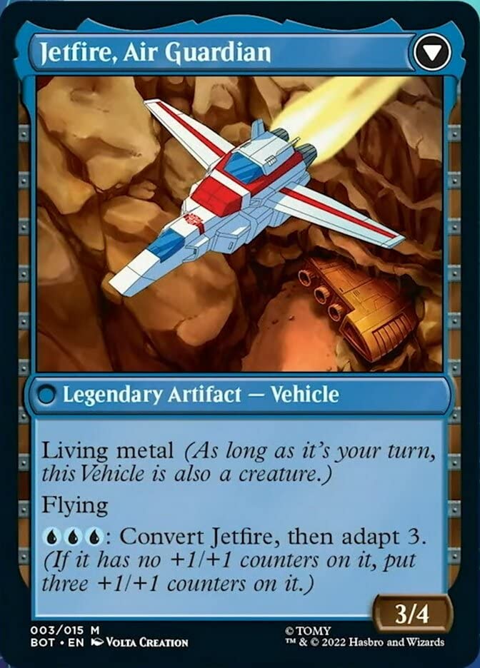 Magic: the Gathering - Jetfire, Ingenious Scientist // Jetfire, Air Guardian (003) - Transformers