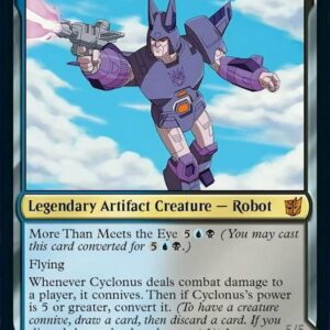 Magic The Gathering - Cyclonus, The Saboteur // Cyclonus, Cybertronian Fighter (009) - Transformers