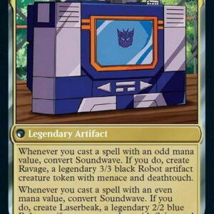 Magic: the Gathering - Soundwave, Sonic Spy // Soundwave, Superior Captain (014) - Transformers