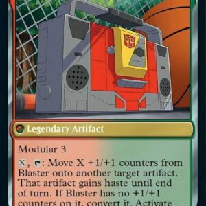 Magic: the Gathering - Blaster, Combat DJ // Blaster, Morale Booster (008) - Transformers