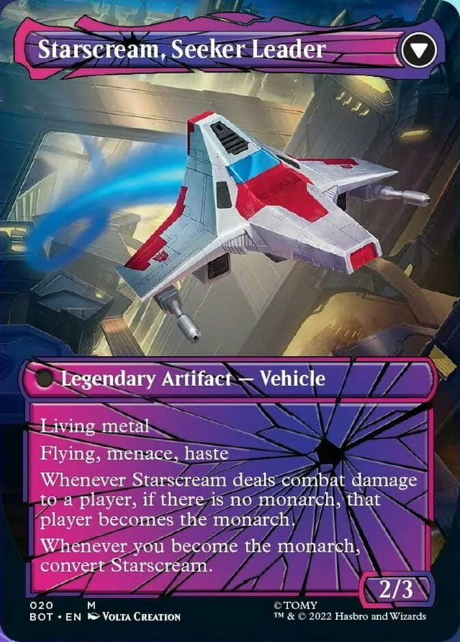 Magic The Gathering - Starscream, Power Hungry // Starscream, Seeker Leader (020) - Shattered Glass - Transformers