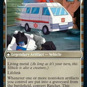 Magic: the Gathering - Ratchet, Field Medic // Ratchet, Rescue Racer (002) - Transformers