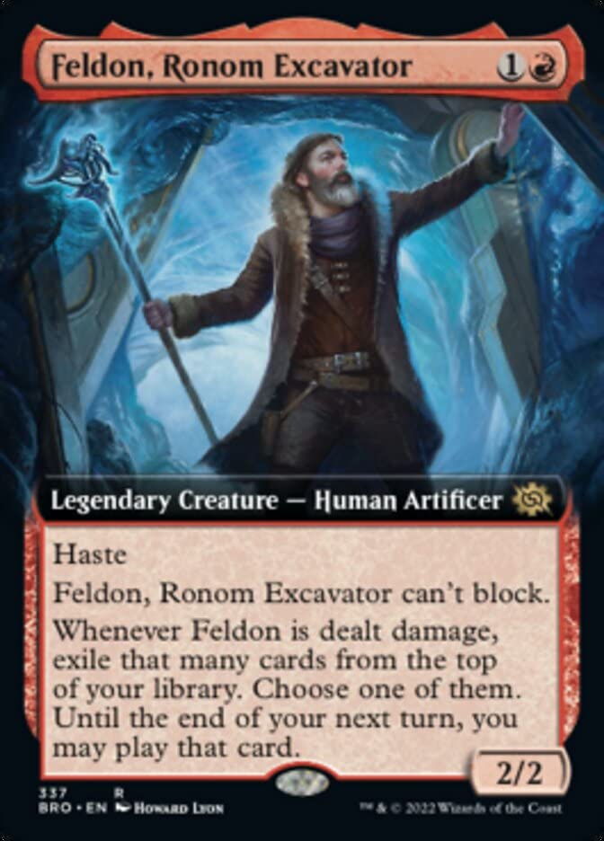 Magic: the Gathering - Feldon, Ronom Excavator (337) - Extended Art - The Brothers' War