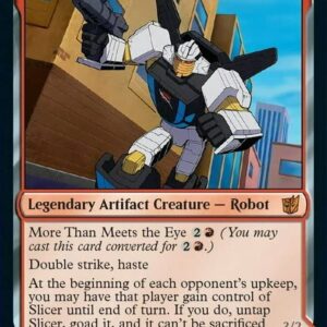 Magic: the Gathering - Slicer, Hired Muscle // Slicer, High-Speed Antagonist (006) - Transformers