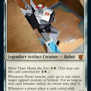 Magic: the Gathering - Prowl, Stoic Strategist // Prowl, Pursuit Vehicle (001) - Transformers