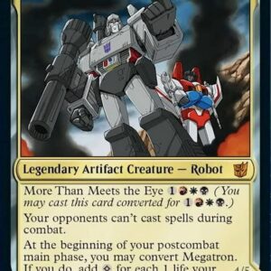 Magic: the Gathering - Megatron, Tyrant // Megatron, Destructive Force (012) - Transformers