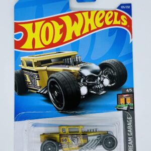 Hot Wheels 2022 - Bone Shaker - Gold - HW Dream Garage 4/5 - Skull Wing