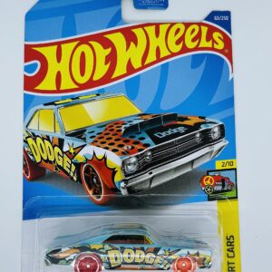 Hot Wheels 2022 - '68 Dodge Dart - Kroger Exclusive Teal - HW Art Cars 2/10 - Mint/NrMint Ships Bubble Wrapped in a Box