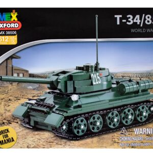 Imex Oxford T34/85 Russian Medium Tank Brick Building Set (612pc)