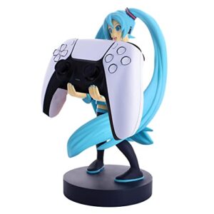 Exquisite Gaming: Hatsune Miku - Original Mobile Phone & Gaming Controller Holder, Device Stand, Cable Guys, Licensed Figure