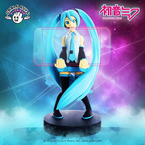 Exquisite Gaming: Hatsune Miku - Original Mobile Phone & Gaming Controller Holder, Device Stand, Cable Guys, Licensed Figure