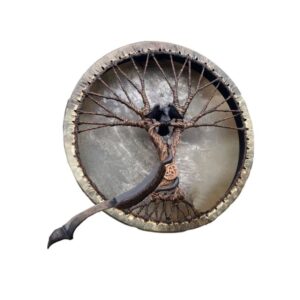 yushifa shaman drum shaman drum tree-of-life drum handmade shamanic drum with drum stick sound healing adult drum