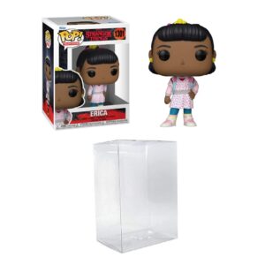 funko pop! tv: stranger things season 4 - erica bundled with a byron's attic pop protector