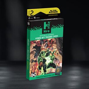 HRO DC Comics Unlock The Multiverse | Chapter 2: 2-Pack Premium Booster Pack, Hybrid NFT Trading Cards, 14 Trading Cards (10035876-0001)