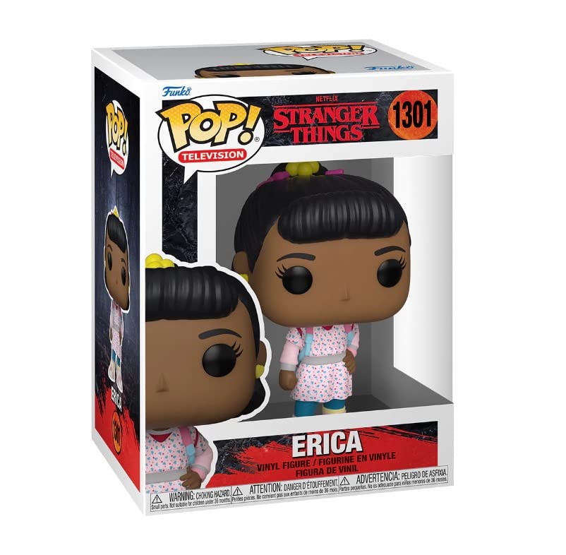 Funko Pop! TV: Stranger Things Season 4 - Erica Bundled with a Byron's Attic Pop Protector