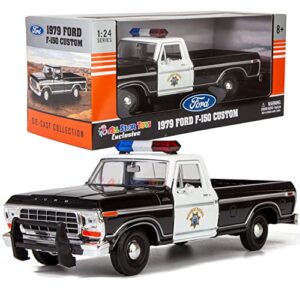 motormax all star toys exclusive 1979 ford f-150 california highway patrol chp police pickup truck 1:24 diecast law enforcement model car 76987