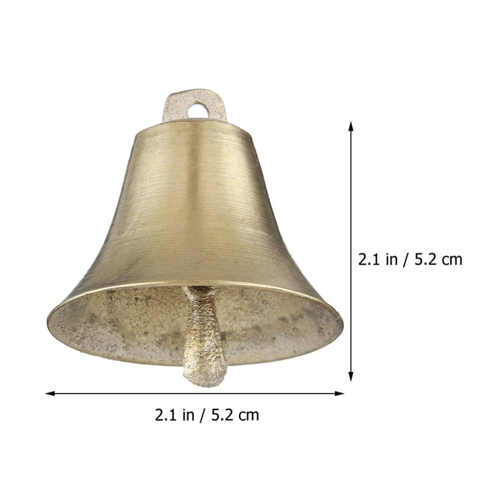 4pcs Sheep Grazing Bell Loud Cattle Bell Farming Accessory Copper Grazing Bell Horse Hanging Bells Bell for Farming Cattle Loud Bell Hanging Grazing Bell Cow and Sheep Bells