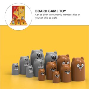 Totority Toe Game Toy, Kids Stacking Cup -Toe Board Game Fun Puzzle Game Toy for Party Desktop Checkers Stacking Puzzle Board Game