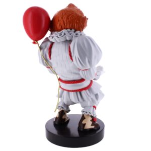 Exquisite Gaming: Warner Bros: Pennywise - Original Mobile Phone & Gaming Controller Holder, Device Stand, Cable Guys, IT Licensed Figure