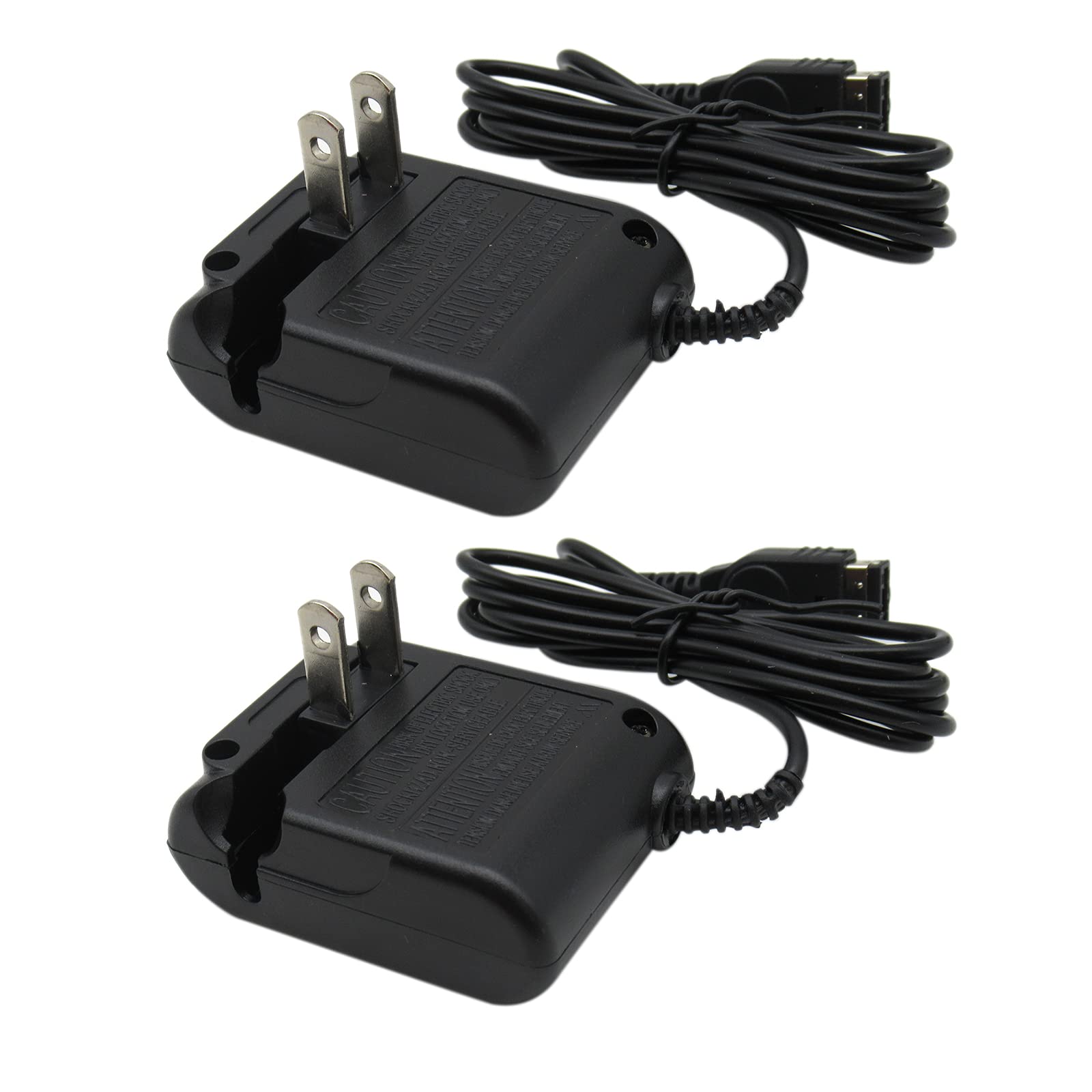 2 Set Wall Adapter Charger Power Replacement Compatible with Nintendo DS Game Boy Advance GBA SP NTR-002