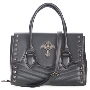 Lost Queen Women's Glow of The Cross Handbag Purse