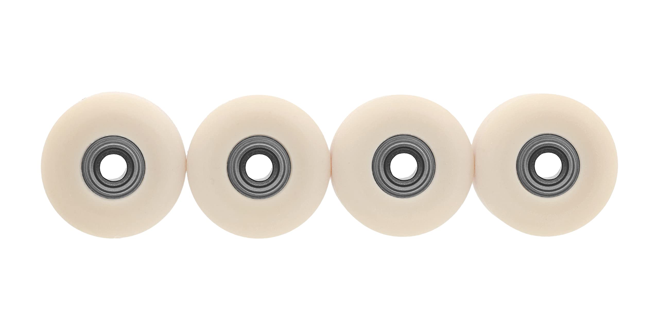 Teak Tuning Apex 61D Urethane Fingerboard Wheels - New Street Shape, 7.7mm Diameter - ABEC-9 Stealth Bearings - Made in The USA - Coyote Tan Colorway