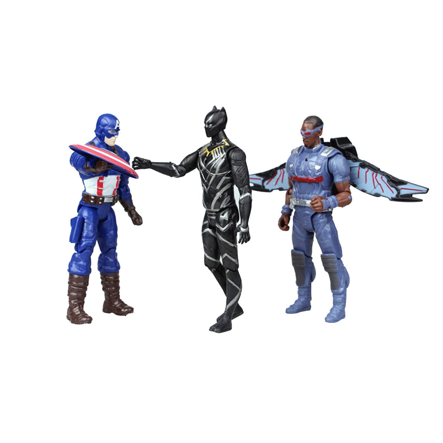 LISUNO Super Hero Series Exclusive Figure Set, 10 Collectible 6.7-Inch Action Figures – Limited Set Holiday Toy Gift for Kids - Figure Cake Topper