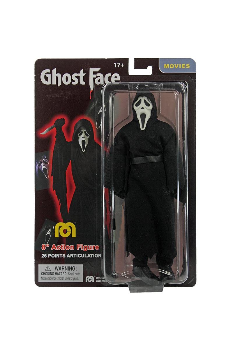 Mego Ghost Face Figure Scream Item No. 62759 8" Action Figure 26 Points Articulation