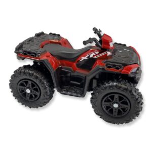 quad logic new die cast mini replica toy polaris sportsman xp 1000 - officially licensed