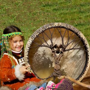 Yushifa Shaman Drum Shaman Drum Tree-of-Life Drum Handmade Shamanic Drum with Drum Stick Sound Healing Adult Drum