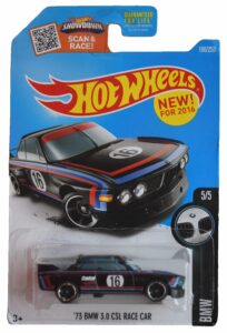 hot wheels '73 bmw 3.0 csl race car, bmw 5/5