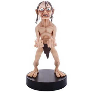 exquisite gaming: lord of the rings gollum - original mobile phone & gaming controller holder, device stand, cable guys, lotr licensed figure