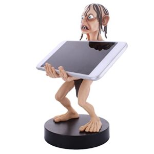 Exquisite Gaming: Lord of the Rings Gollum - Original Mobile Phone & Gaming Controller Holder, Device Stand, Cable Guys, LOTR Licensed Figure