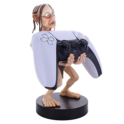 Exquisite Gaming: Lord of the Rings Gollum - Original Mobile Phone & Gaming Controller Holder, Device Stand, Cable Guys, LOTR Licensed Figure