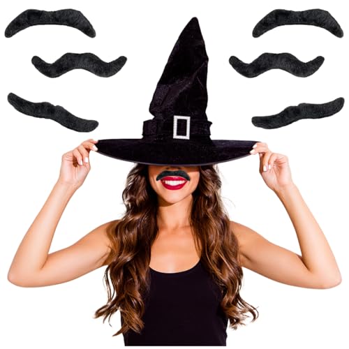 Chochkees Mustache Set, Pretend Play, Dress-Up Costume (2-Pack (Total of 6))