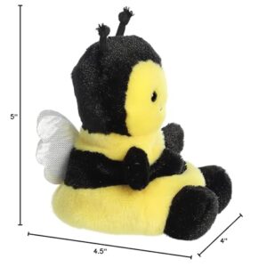 Aurora® Adorable Palm Pals™ Queeny Bee™ Stuffed Animal - Pocket-Sized Play - Collectable Fun - Yellow 5 Inches