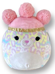 squishmallows beebz squish-doos plush - 10 inch pink cheetah stuffed animal plush