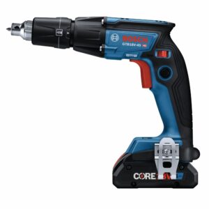 BOSCH GTB18V-45B15 18V Brushless 1/4 In. Hex Screwgun Kit with (1) CORE18V 4 Ah Advanced Power Battery