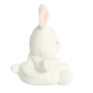 Aurora® Adorable Palm Pals™ Cottontail Bunny Stuffed Animal - Pocket-Sized Play - Collectable Fun - White 5 Inches