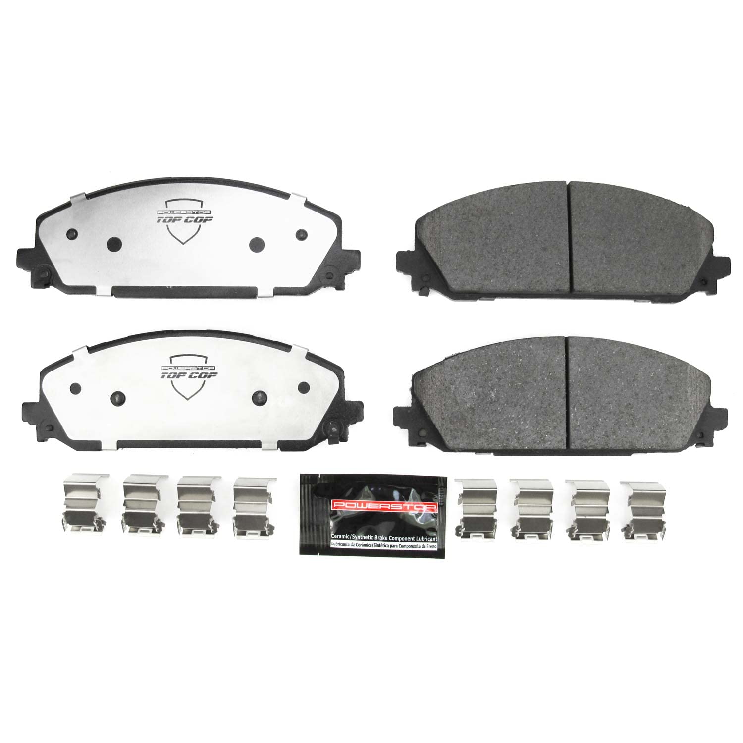 Power Stop Front Z37-2429 Carbon-Fiber Ceramic Brake Pads Z37 Top Cop