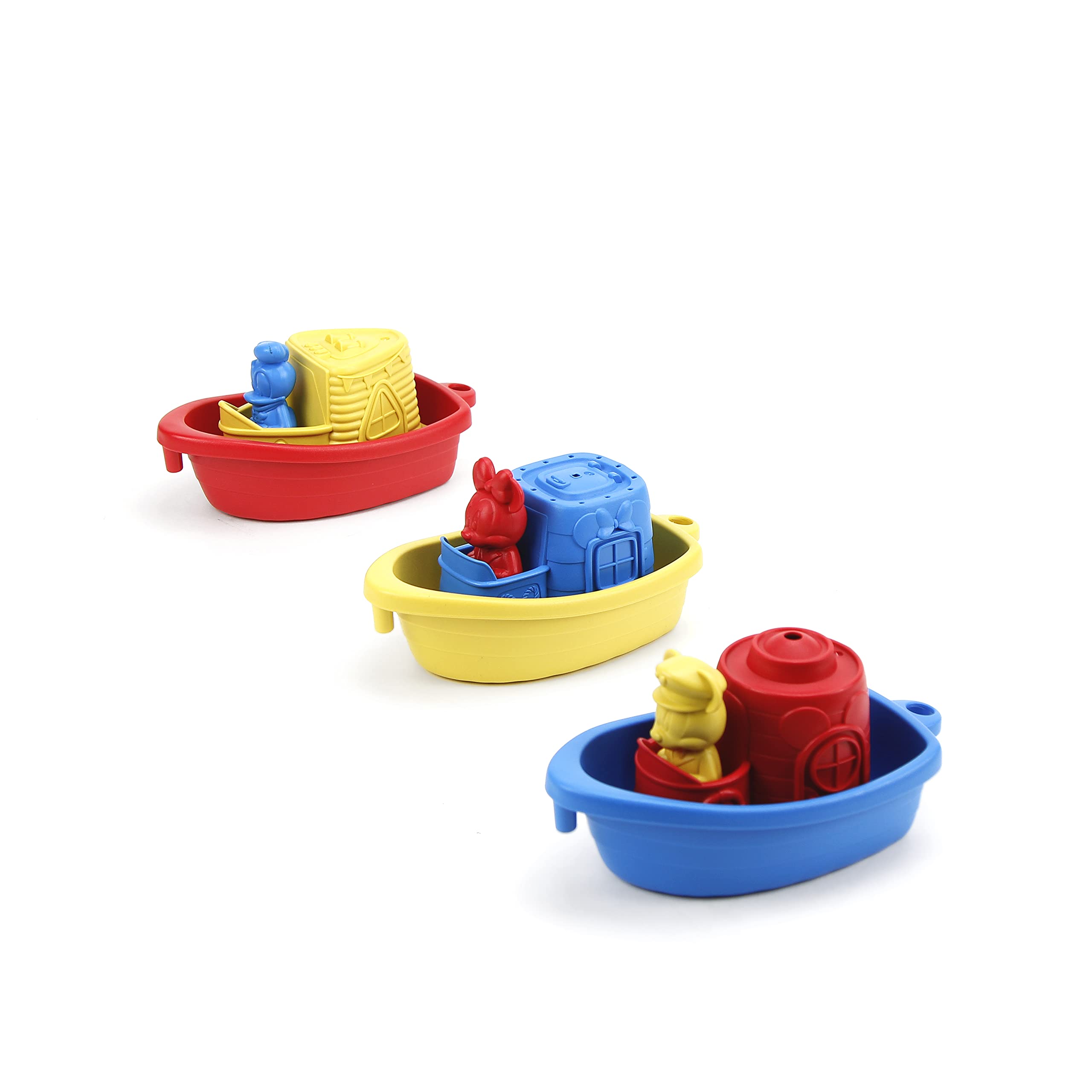 Green Toys Mickey Mouse Linking Boats - CB