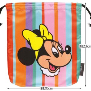 スケーター(Skater) Drawstring Bag, Minnie Mouse, Free Size