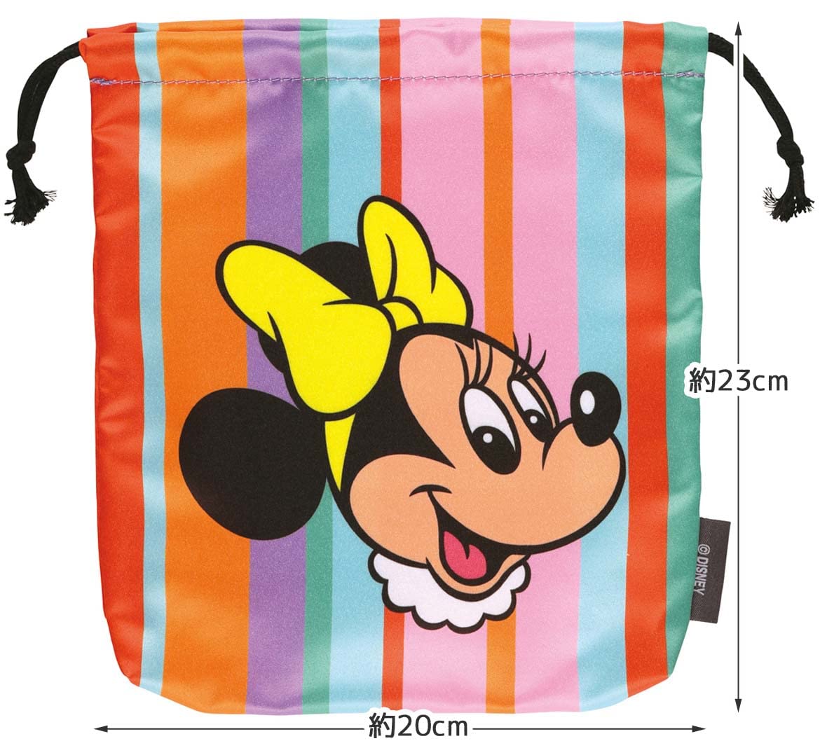 スケーター(Skater) Drawstring Bag, Minnie Mouse, Free Size