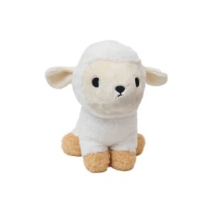 Avocatt White Sheep Plushie Toy - 10 Inches Stuffed Animal Plush - Plushy and Squishy Sheep with Soft Fabric and Stuffing - Cute Toy Gift for Boys and Girls