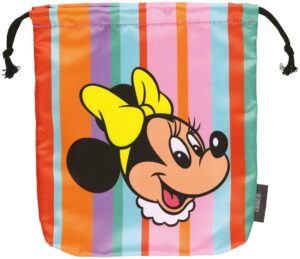 スケーター(skater) drawstring bag, minnie mouse, free size