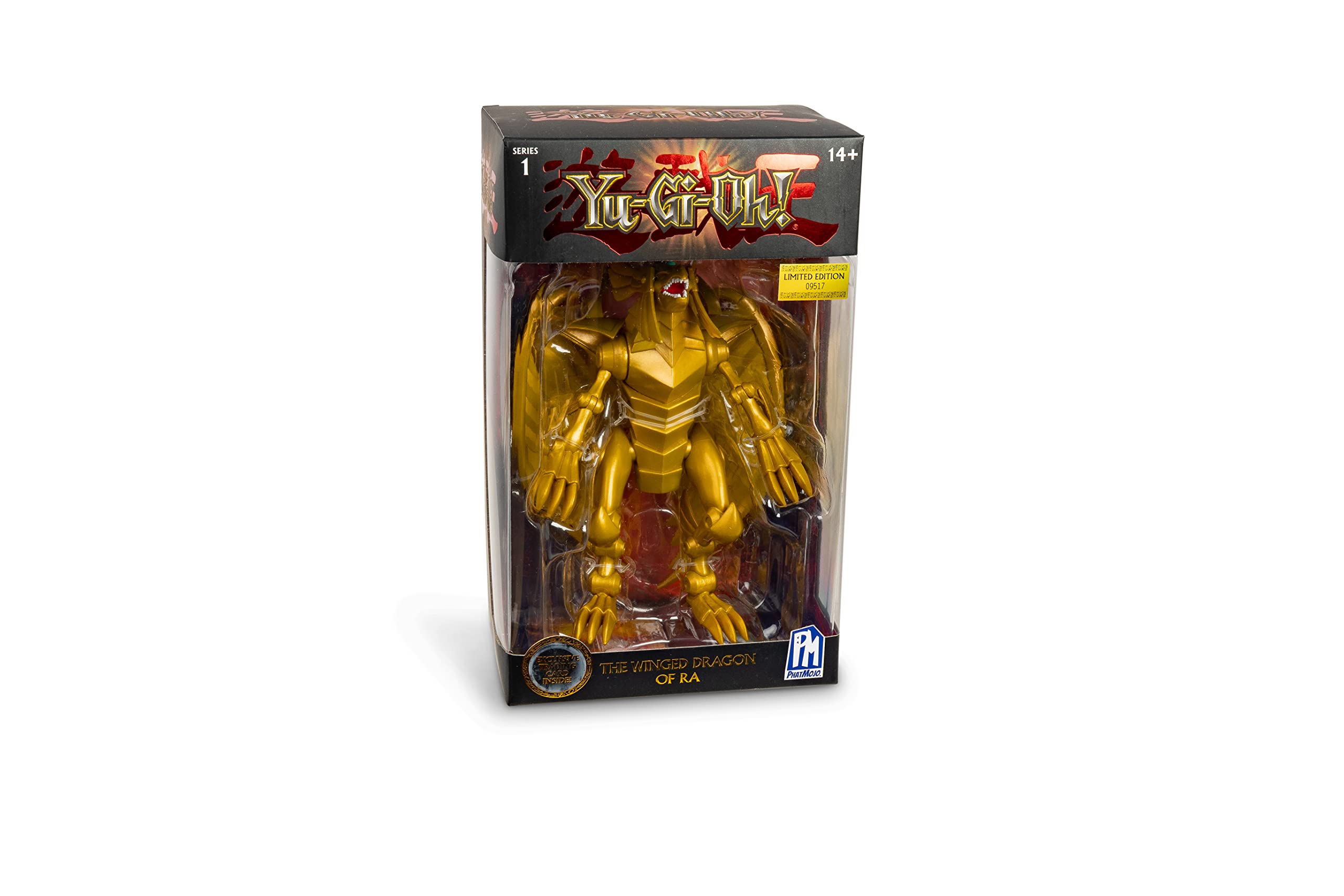 Yu-Gi-Oh! Highly Detailed 7 inch Articulated Action Figure, Limited Edition, Includes Exclusive Trading Card, The Winged Dragon of Ra