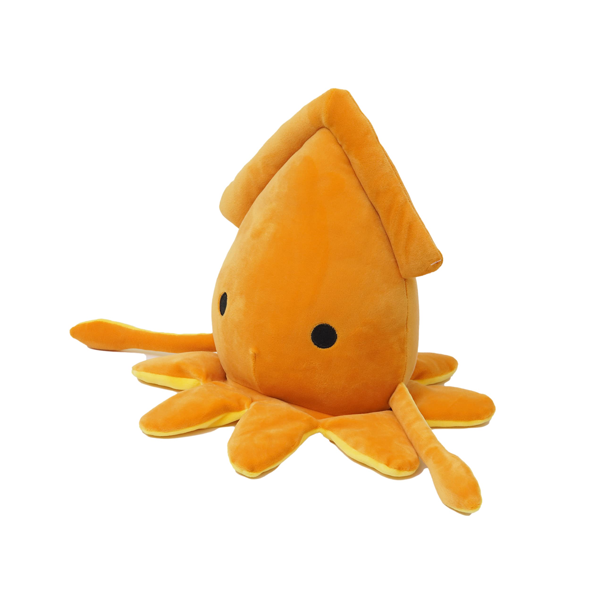 Avocatt Stuffed Squid Plush Toy - 10 Inches Stuffed Animal Plushie - Plushy and Squishy Squid with Soft Fabric and Stuffing - Cute Toy Gift for Boys and Girls