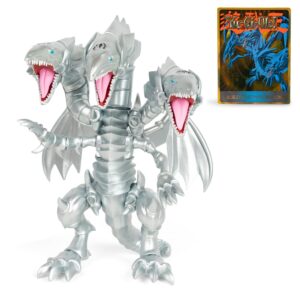 yu-gi-oh! highly detailed 7 inch articulated action figure, limited edition, includes exclusive trading card, the blue eyes ultimate dragon