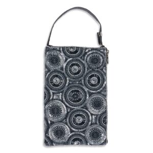 bamboo trading company, kaleidoscope silver club bag